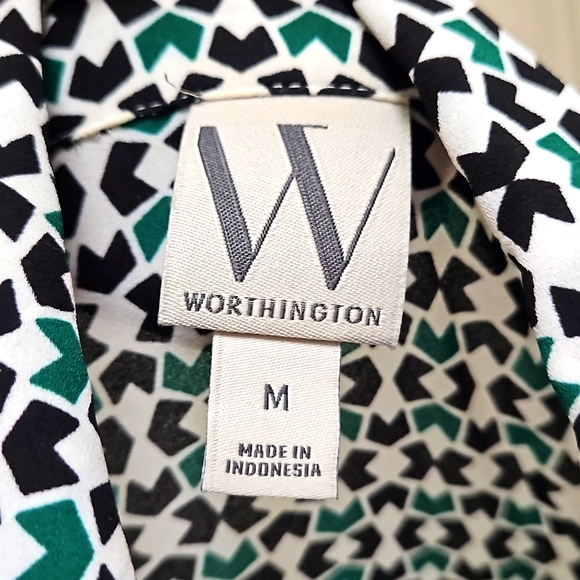 Worthington Button-down Blouse - Picture 4 of 5